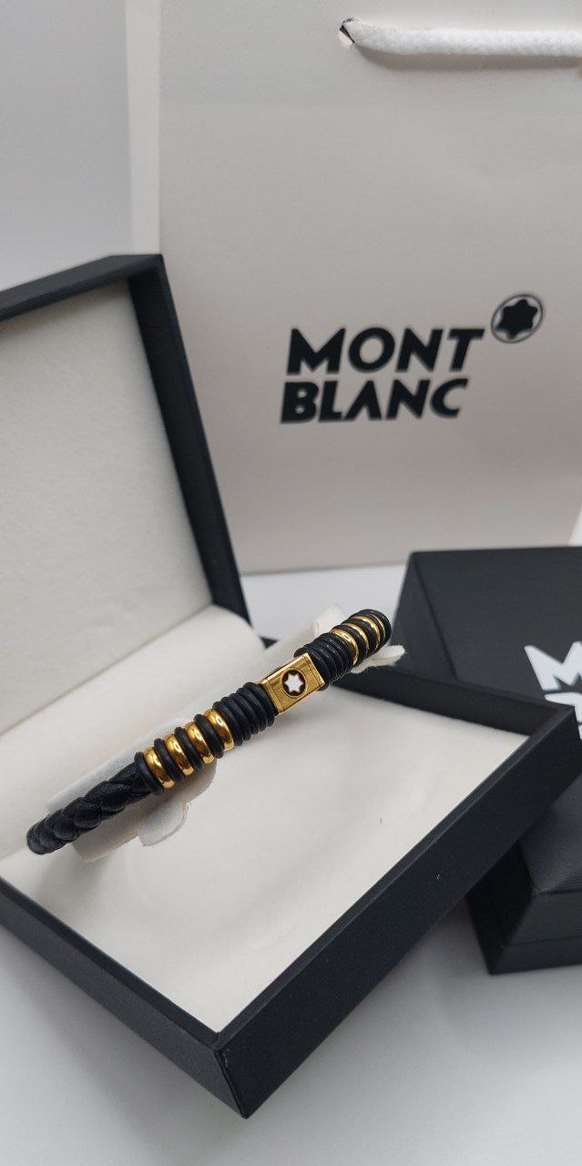 Bracelet homme cuir MONT BLANC