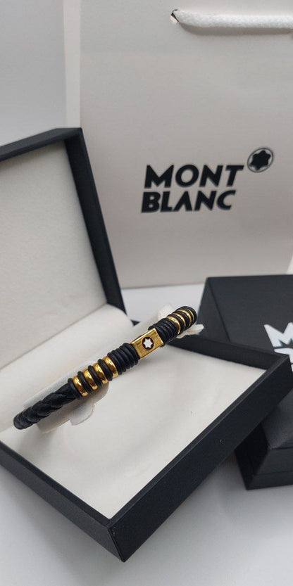 Bracelet homme cuir MONT BLANC