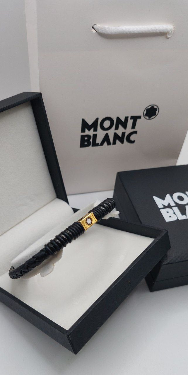 Bracelet homme cuir MONT BLANC