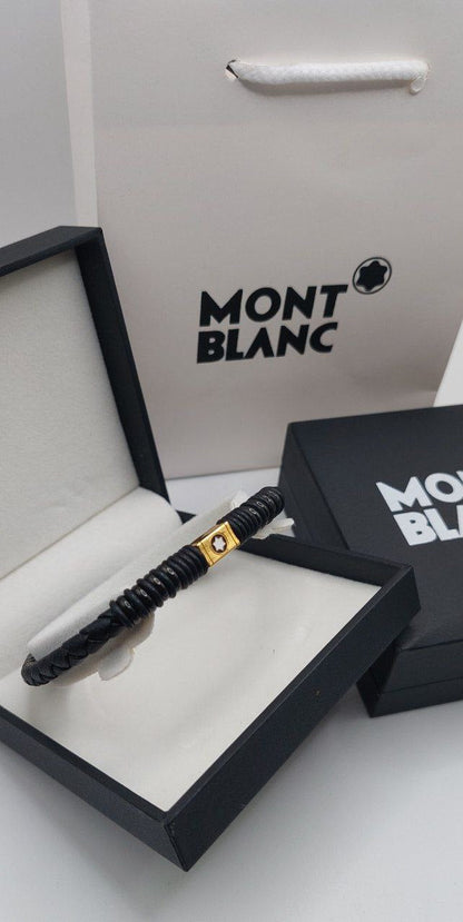 Bracelet homme cuir MONT BLANC