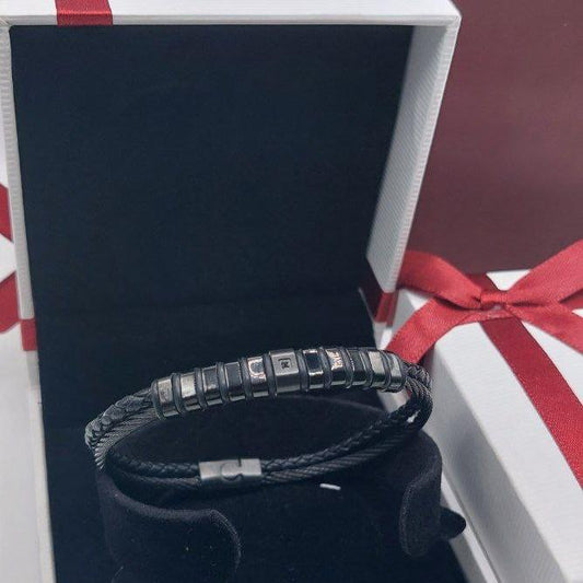 Bracelet homme câble acier