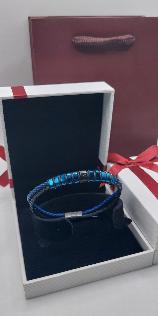 Bracelet homme câble acier