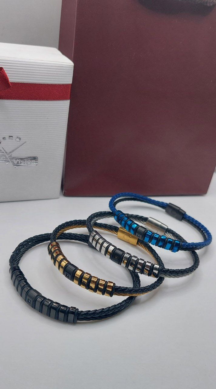 Bracelet homme câble acier