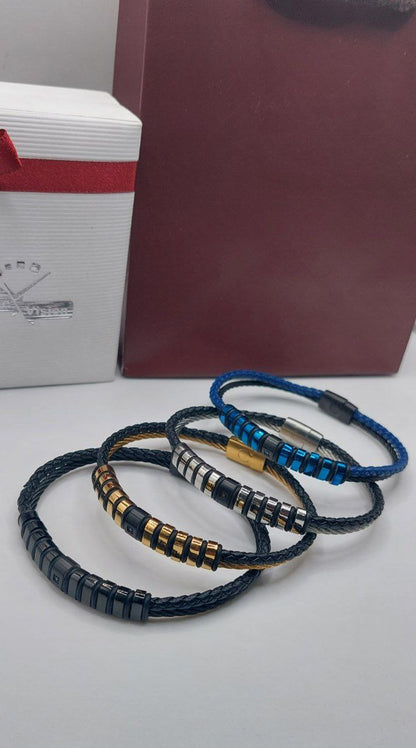 Bracelet homme câble acier