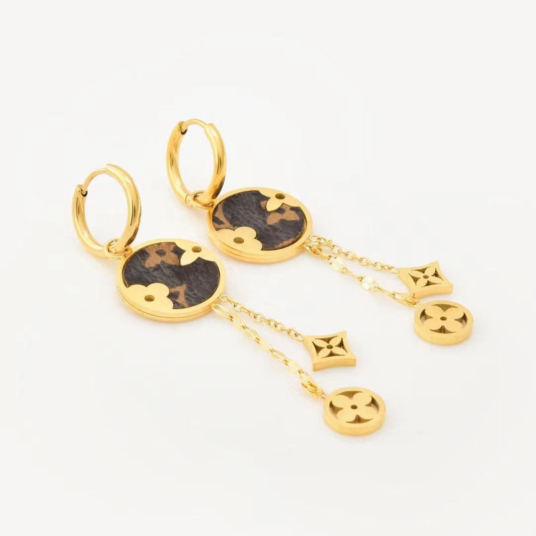 Boucles d'oreilles acier LOUIS VUITTON