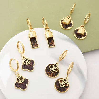 Boucles d'oreilles acier LOUIS VUITTON