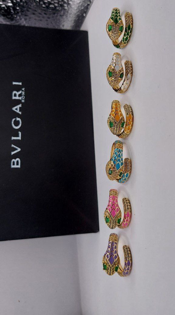 Bague femme doré BVLGARI serpent