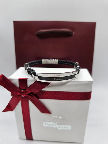 Bracelet homme cuir Billionaire