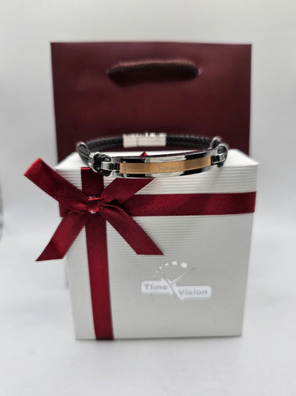 Bracelet homme cuir Billionaire