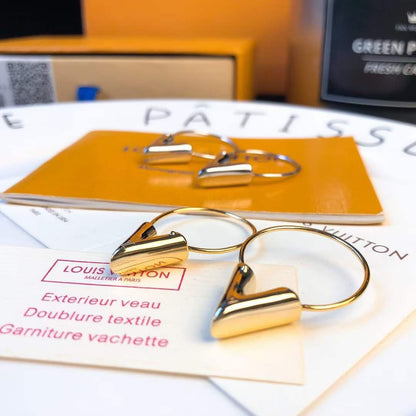 Boucles d'oreilles acier LOUIS VUITTON