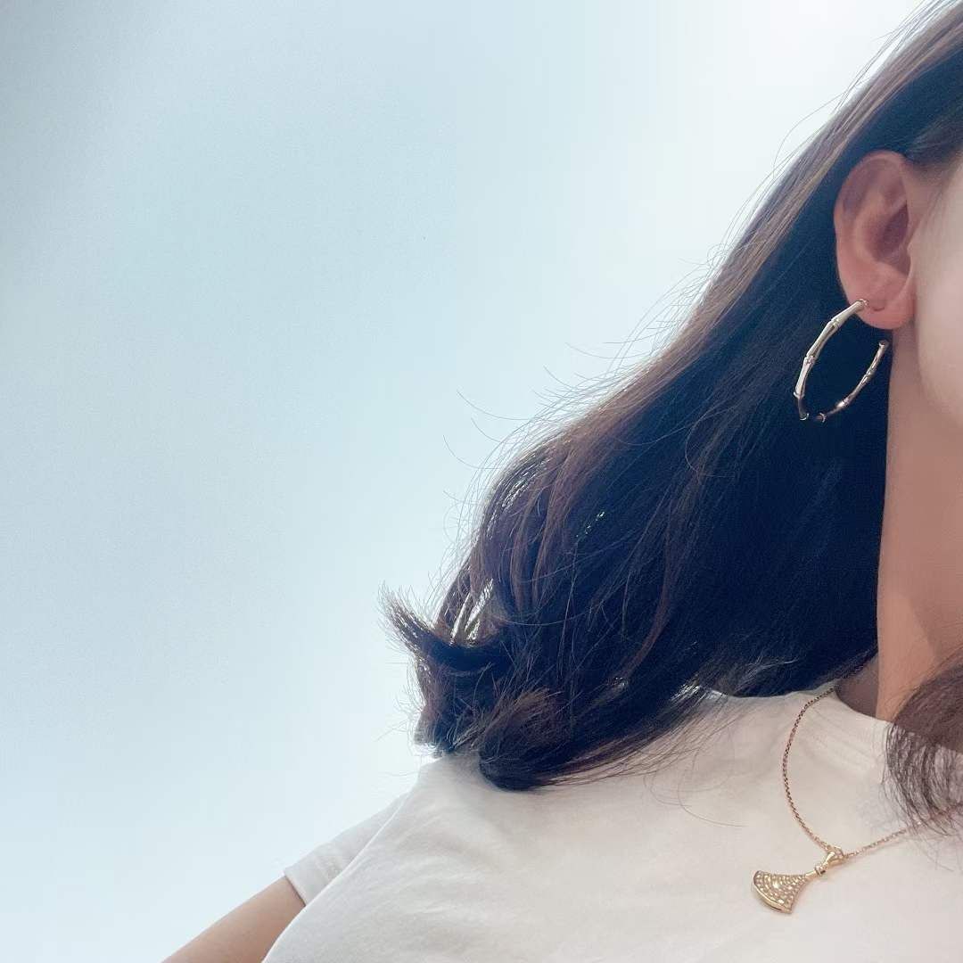 Boucles d'oreilles acier doré GUCCI