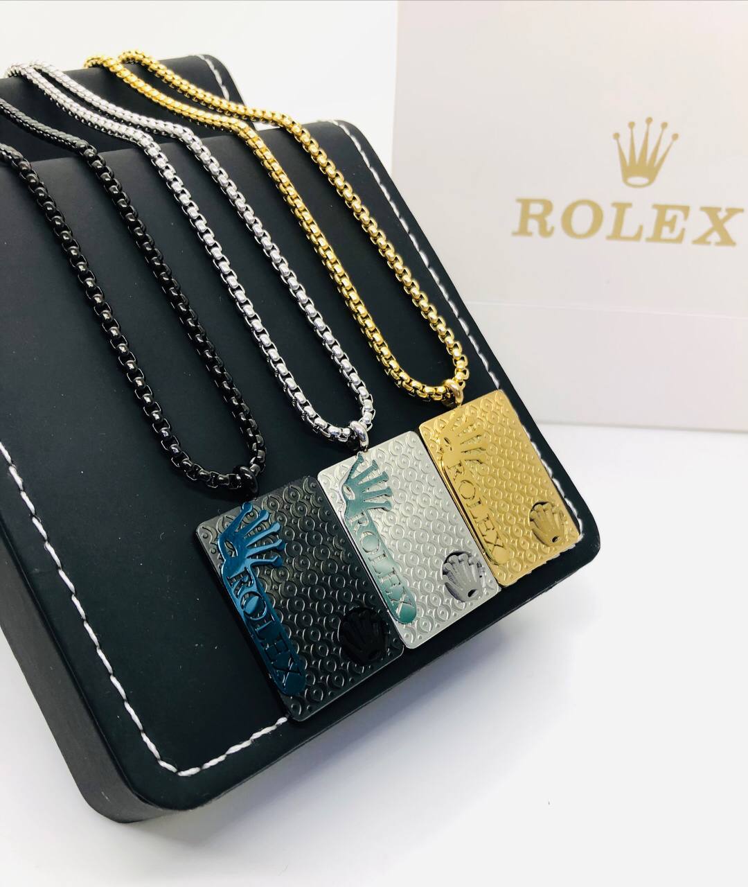 Collier acier homme ROLEX