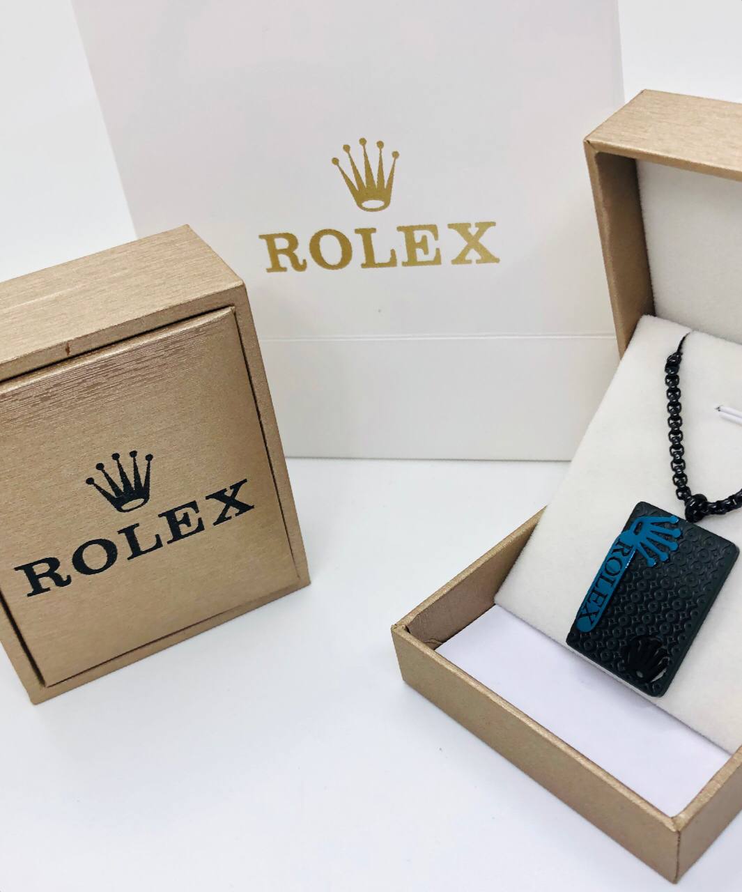 Collier acier homme ROLEX