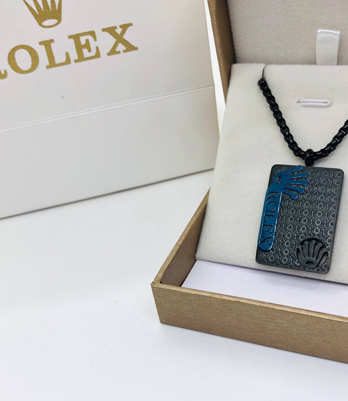 Collier acier homme ROLEX