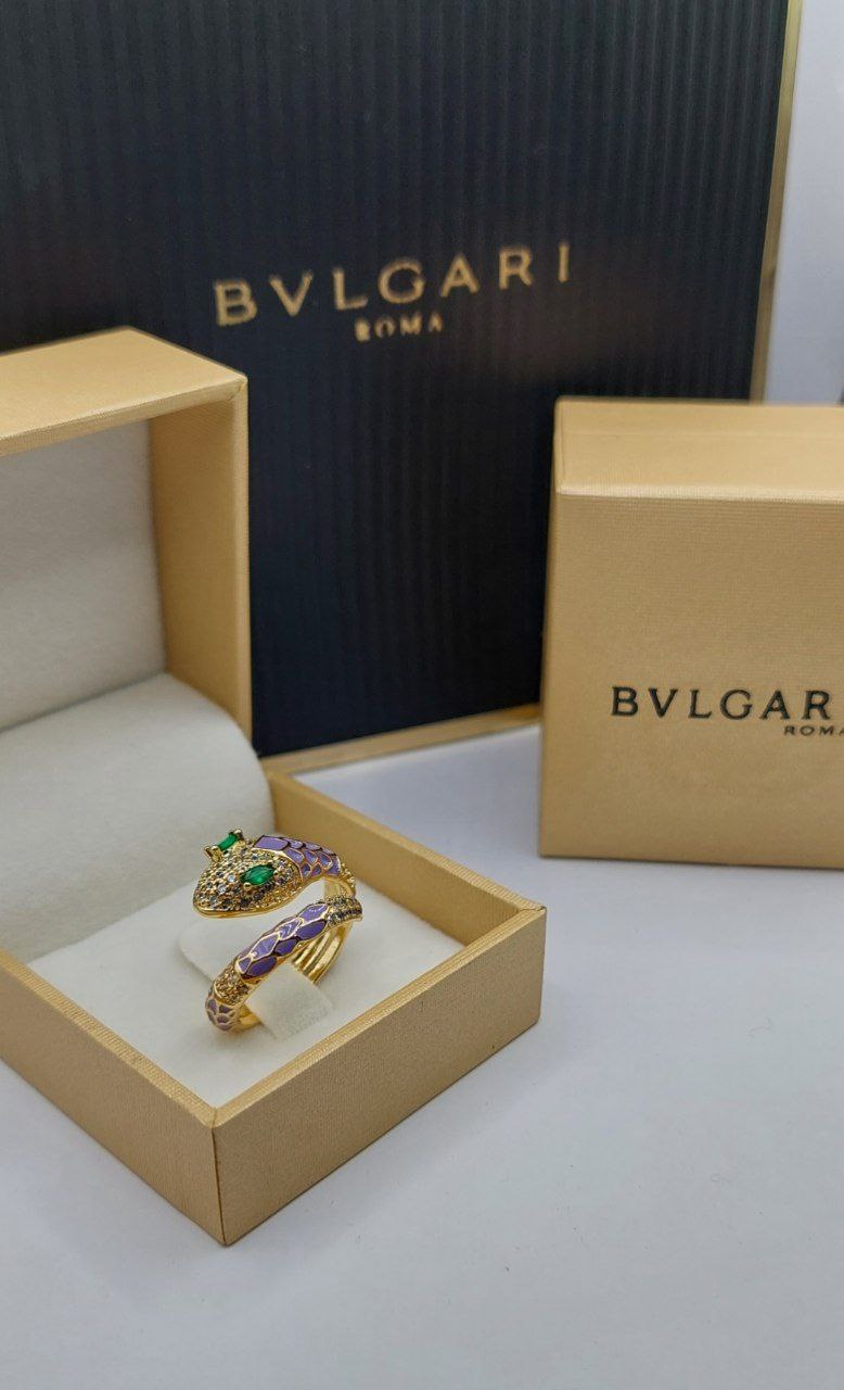 Bague femme doré BVLGARI serpent