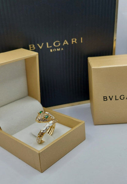 Bague femme doré BVLGARI serpent