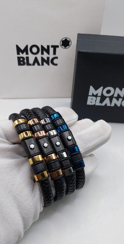 Bracelet homme cuir MONT BLANC