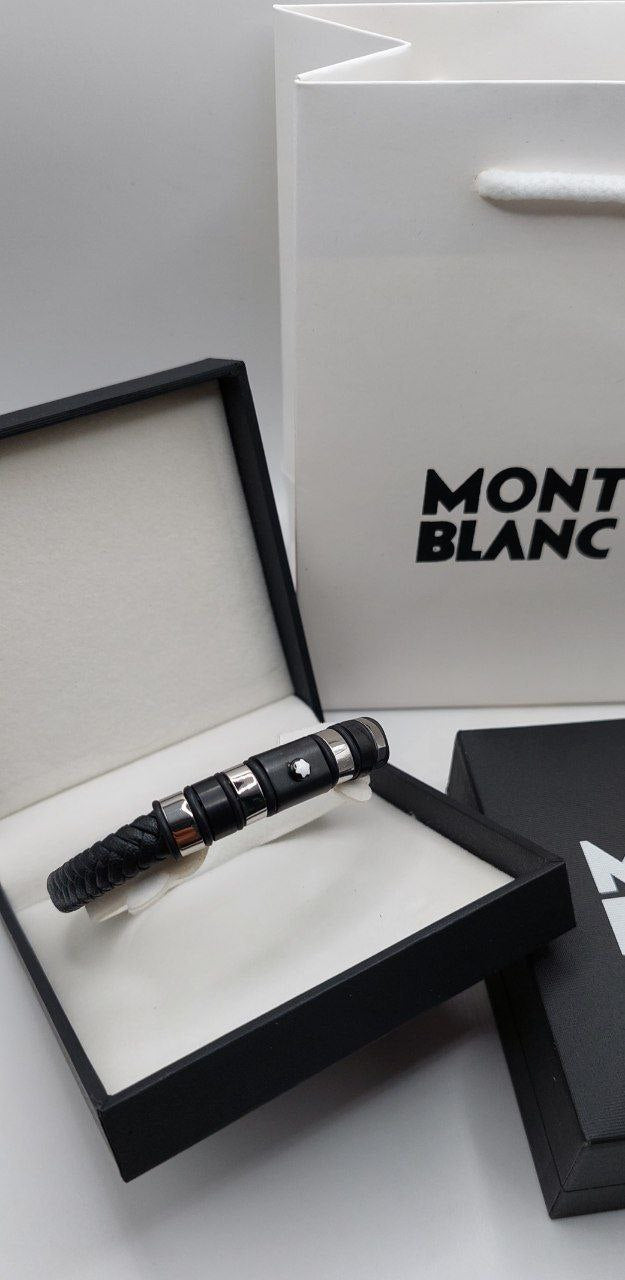Bracelet homme cuir MONT BLANC
