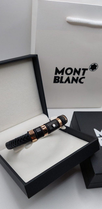 Bracelet homme cuir MONT BLANC