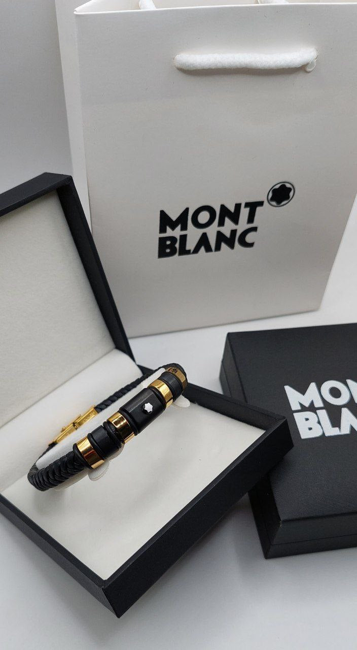 Bracelet homme cuir MONT BLANC