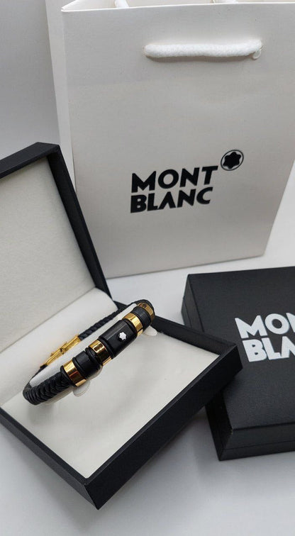 Bracelet homme cuir MONT BLANC