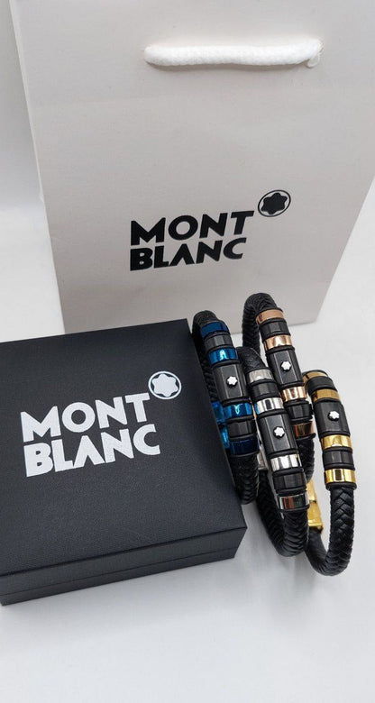 Bracelet homme cuir MONT BLANC