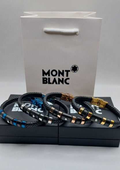 Bracelet homme cuir MONT BLANC