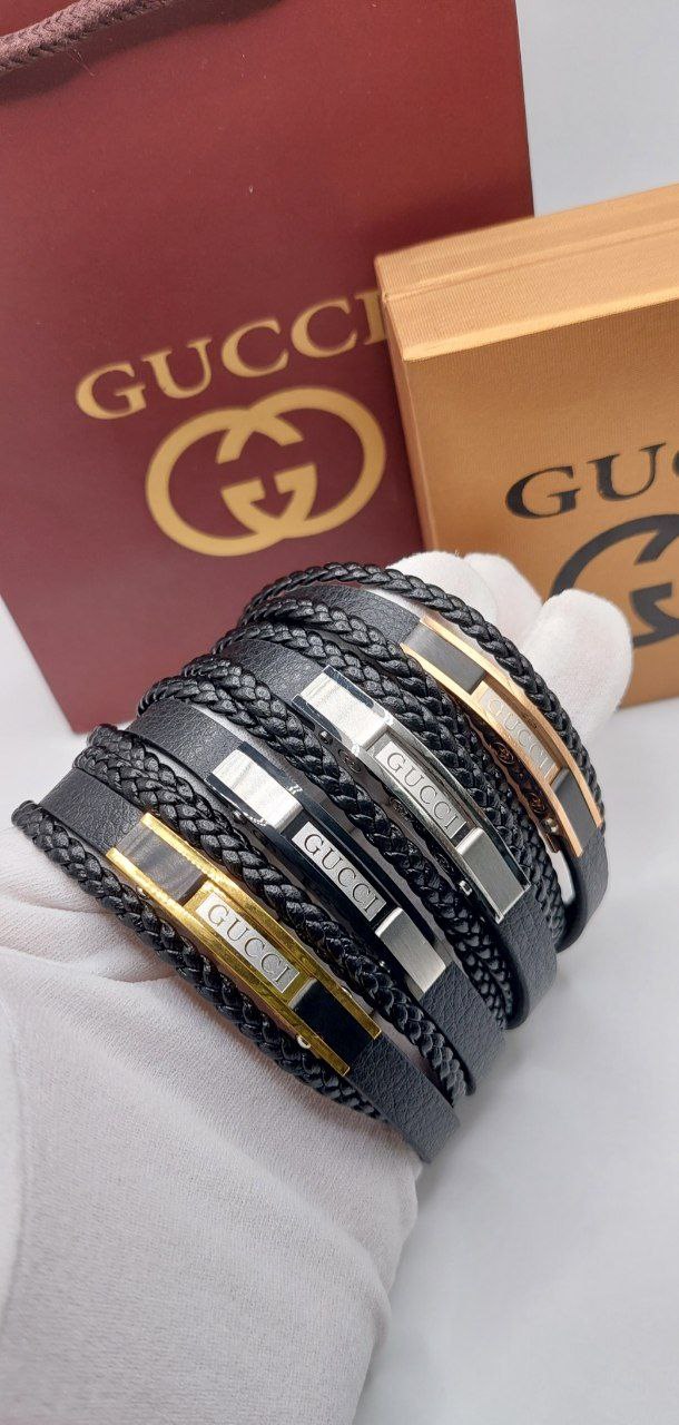 Bracelet homme cuir GUCCI