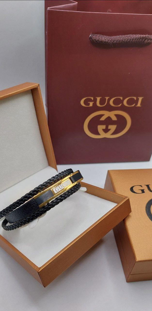 Bracelet homme cuir GUCCI