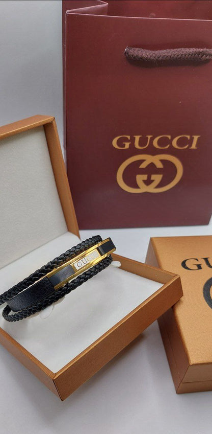 Bracelet homme cuir GUCCI
