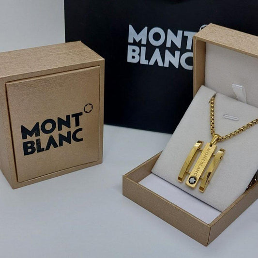 Collier acier homme MONT BLANC