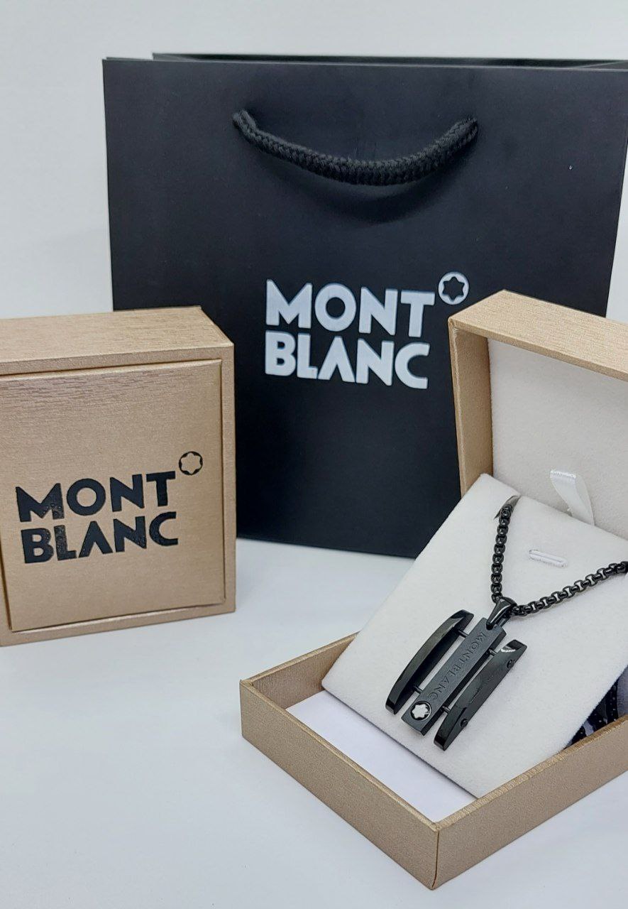 Collier acier homme MONT BLANC