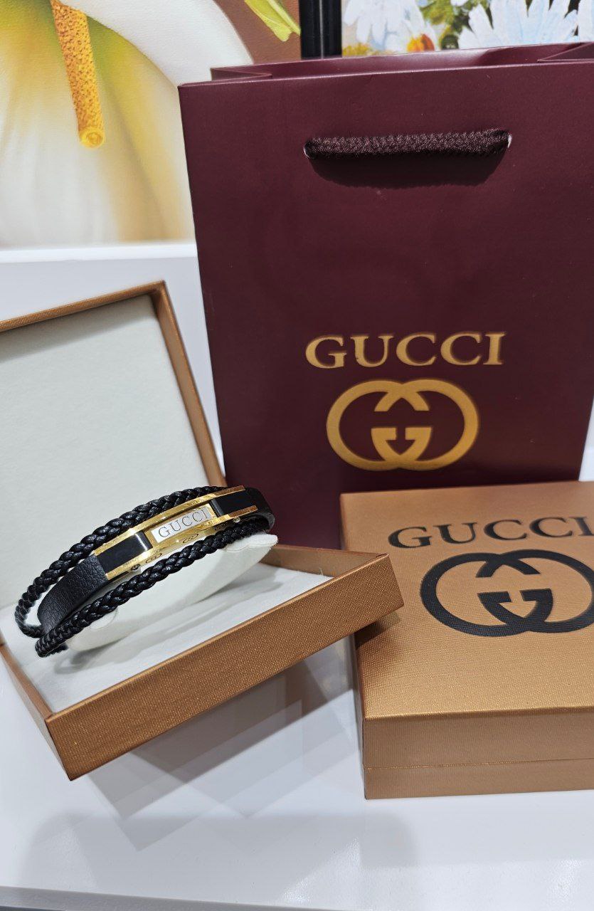 Bracelet homme cuir GUCCI