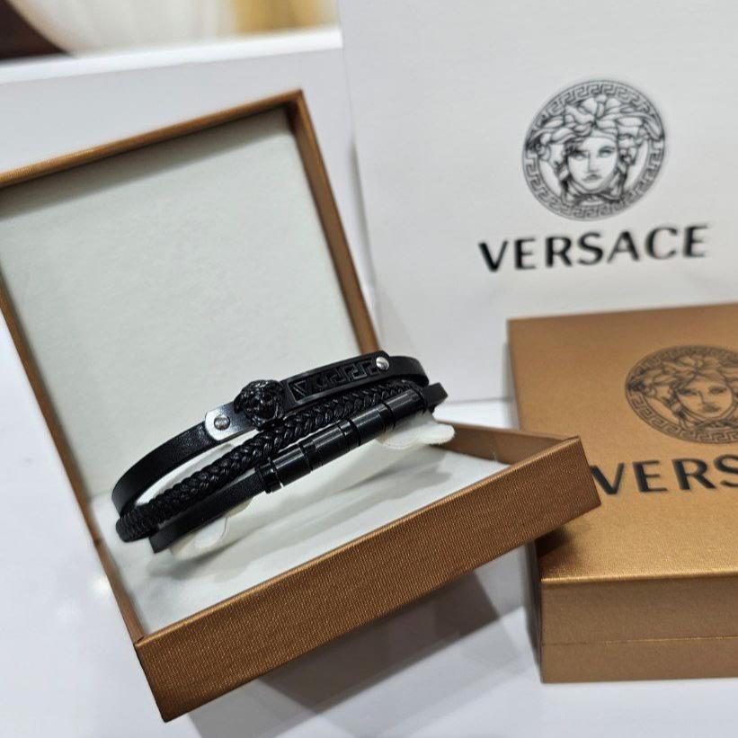 Bracelet homme cuir VERSACE