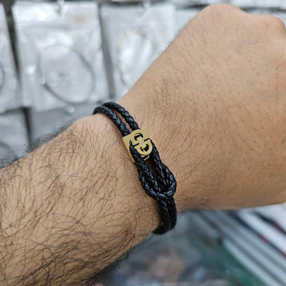 Bracelet homme cuir Salvador Ferragamo