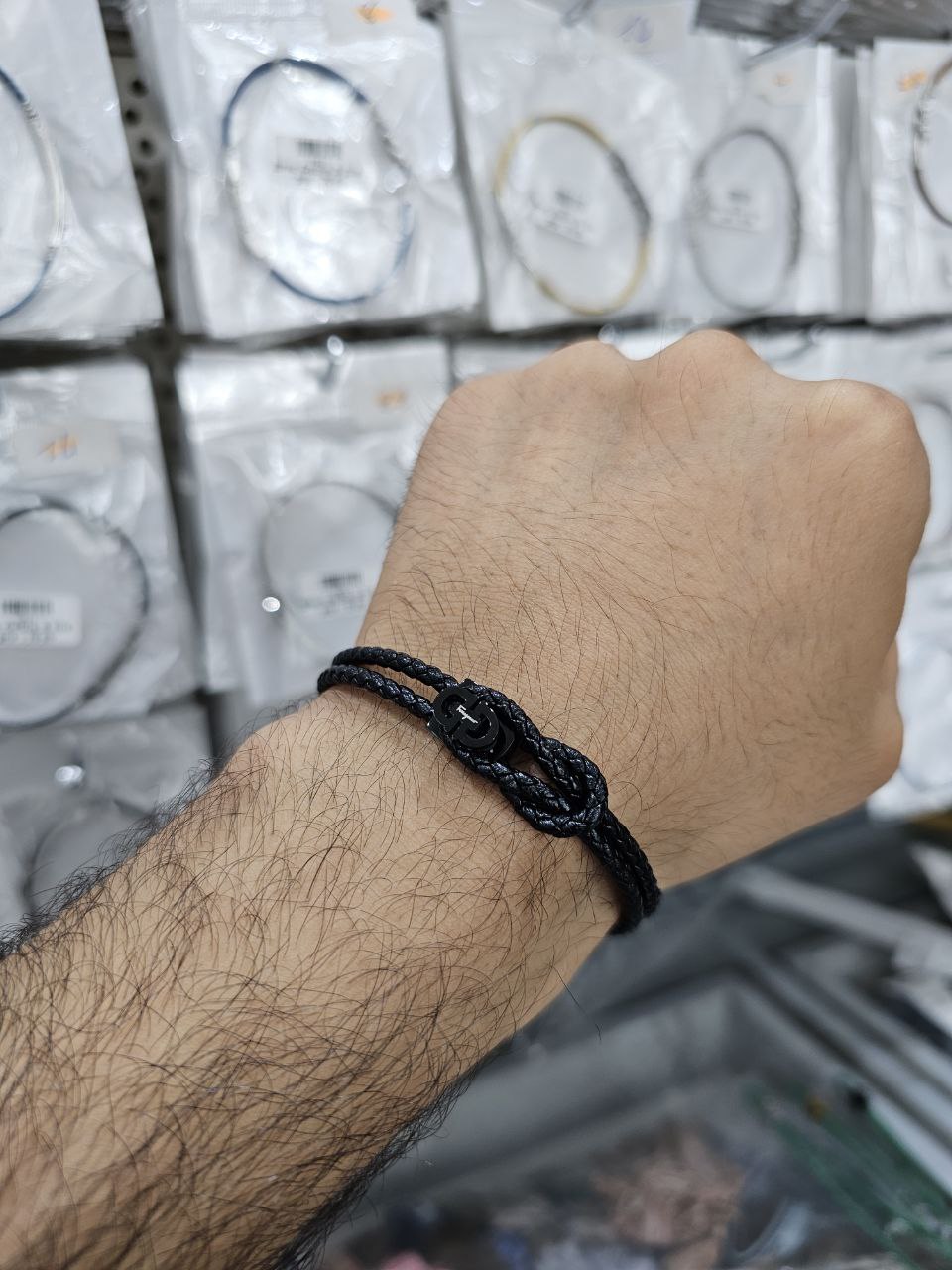 Bracelet homme cuir Salvador Ferragamo