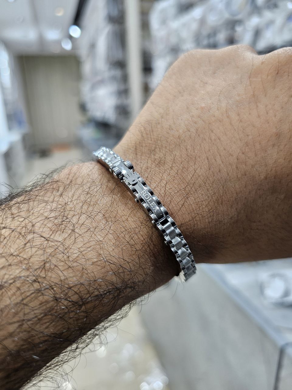 Bracelet homme acier ROLEX