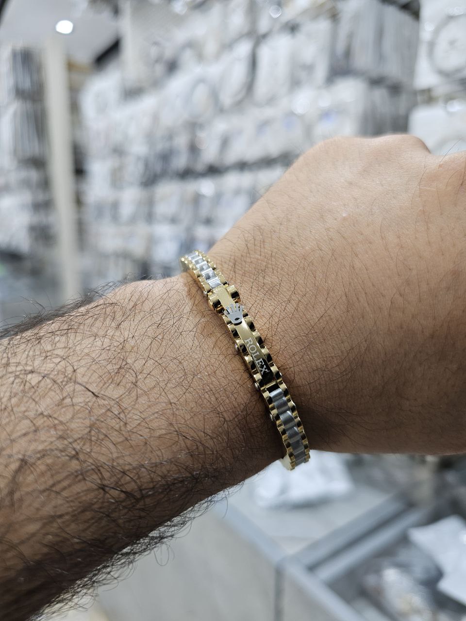 Bracelet homme acier ROLEX