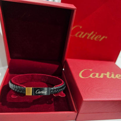 Bracelet homme cuir Cartier
