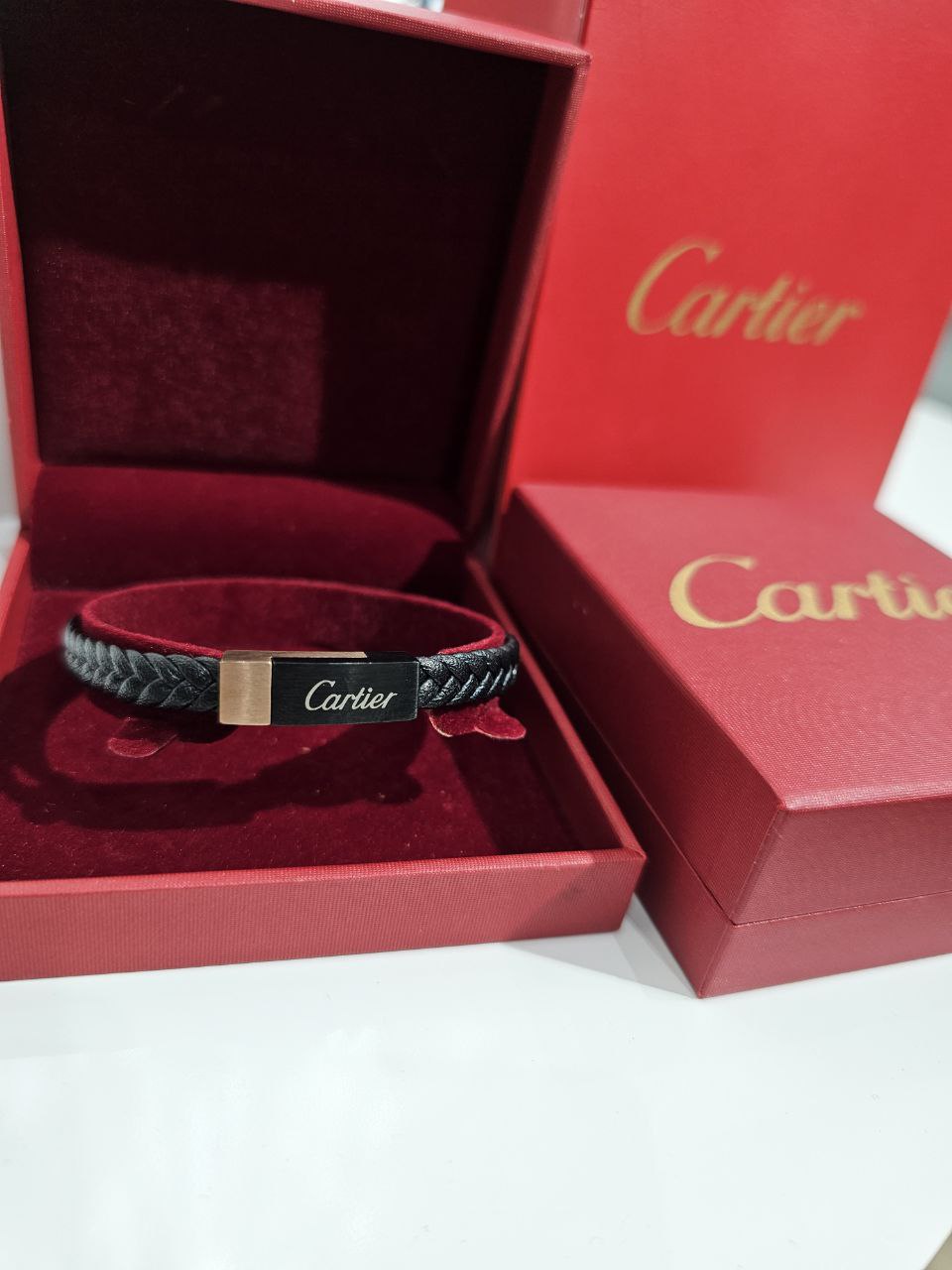 Bracelet homme cuir Cartier
