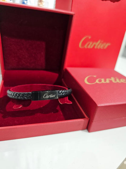 Bracelet homme cuir Cartier