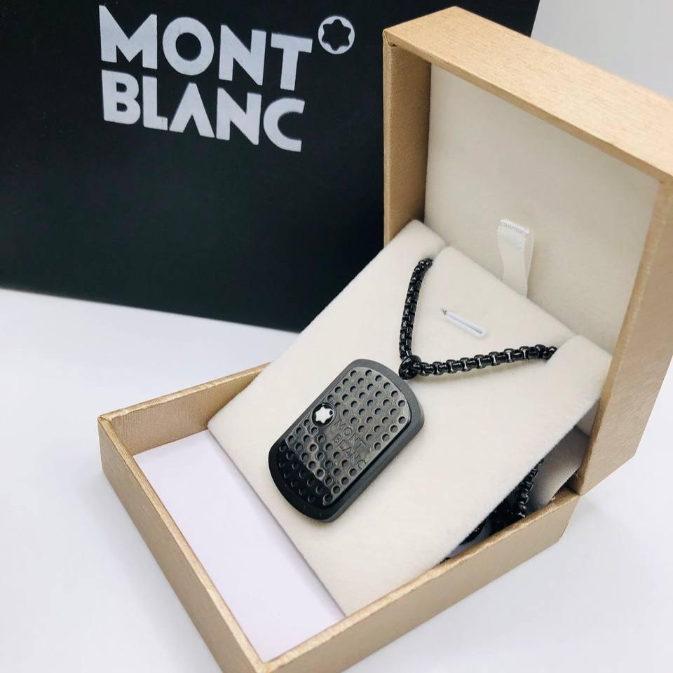 Collier acier homme MONT BLANC