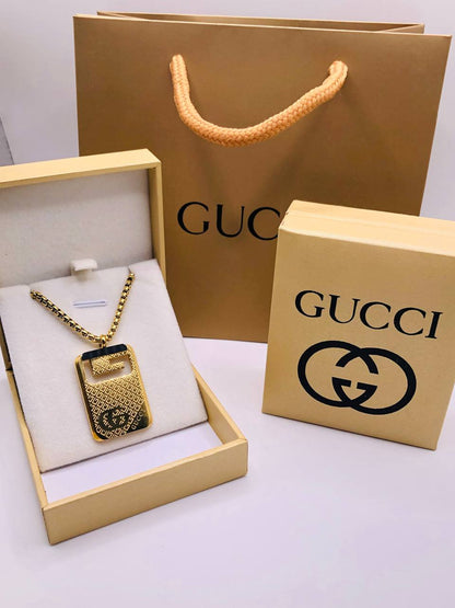 Collier homme acier  GUCCI