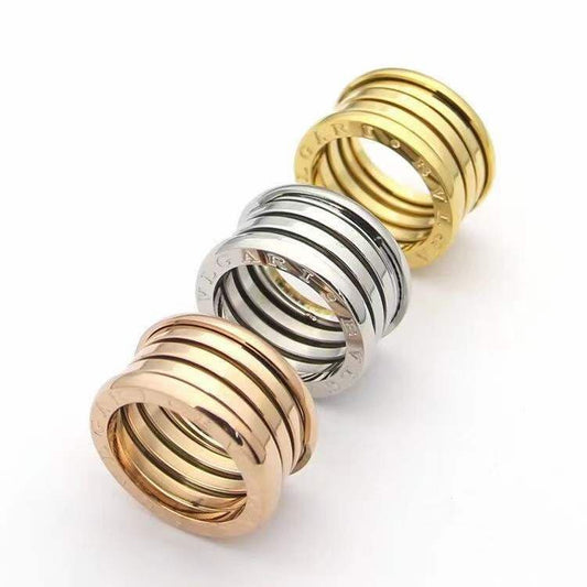 Bague unisexe acier BVLGARI B.zero ressort