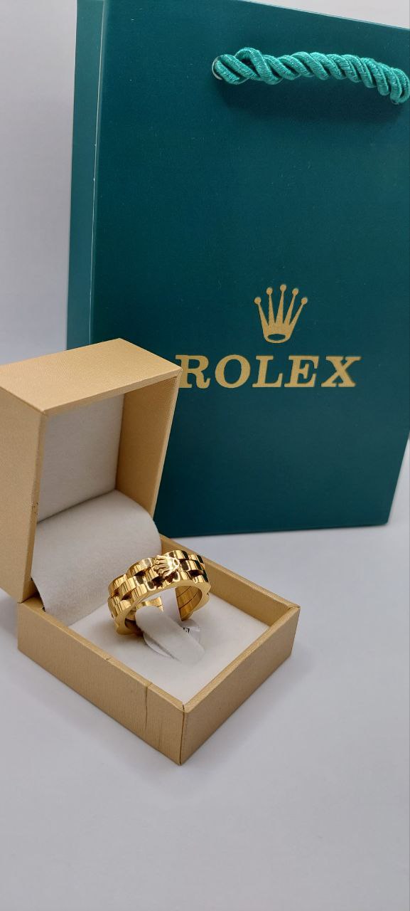 Bague unisexe acier ROLEX