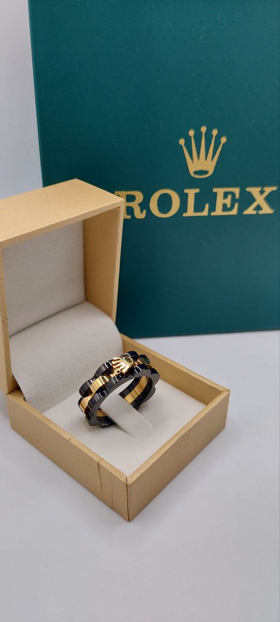 Bague unisexe acier ROLEX