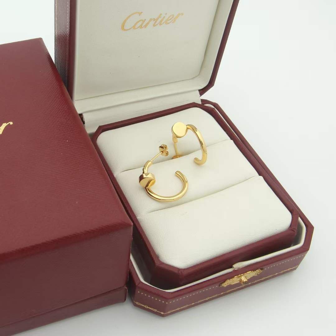 Boucles d'oreilles acier Cartier Clou Simple