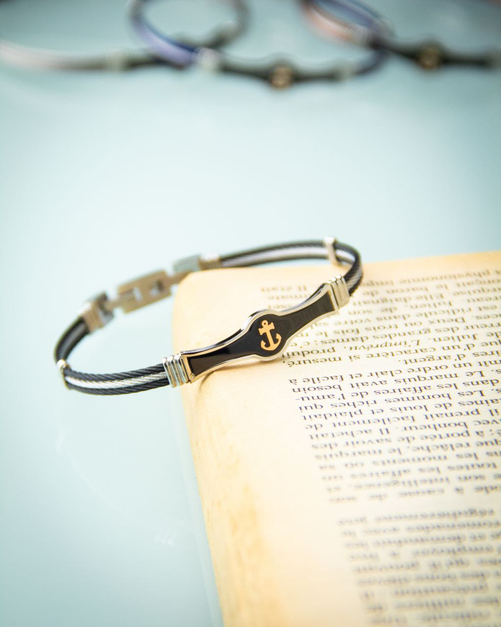 Bracelet homme acier câble THEODORA'S