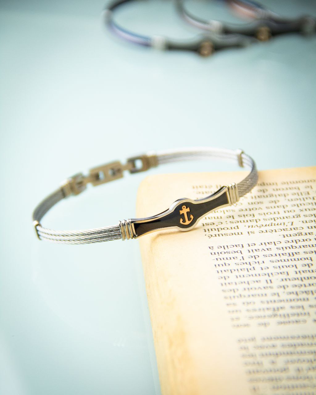 Bracelet homme acier câble THEODORA'S