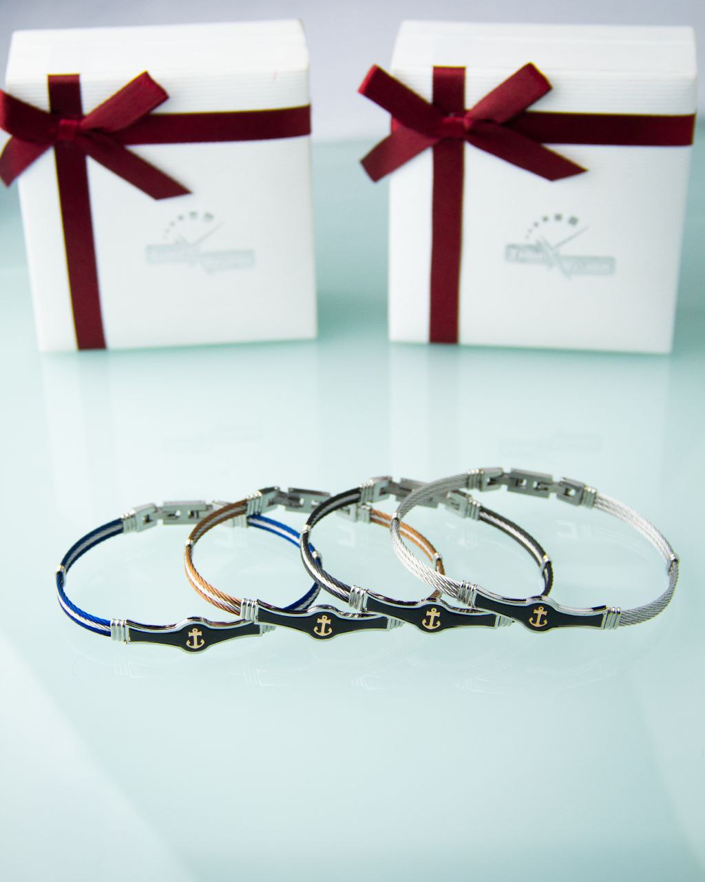 Bracelet homme acier câble THEODORA'S